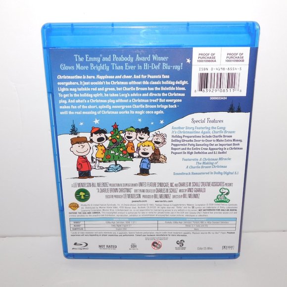 A Charlie Brown Christmas BluRay DVD - Picture 3 of 6